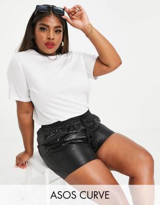 Asos Design Ultimate T-shirt With Crew Neck In Cotton Blend In White - White In White