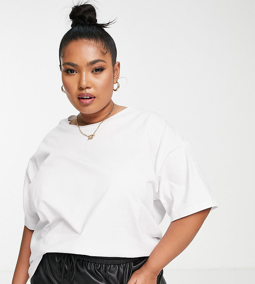ASOS DESIGN Curve ultimate oversized t-shirt in white