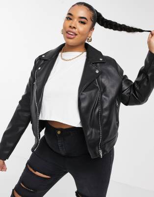 asos leather jacket