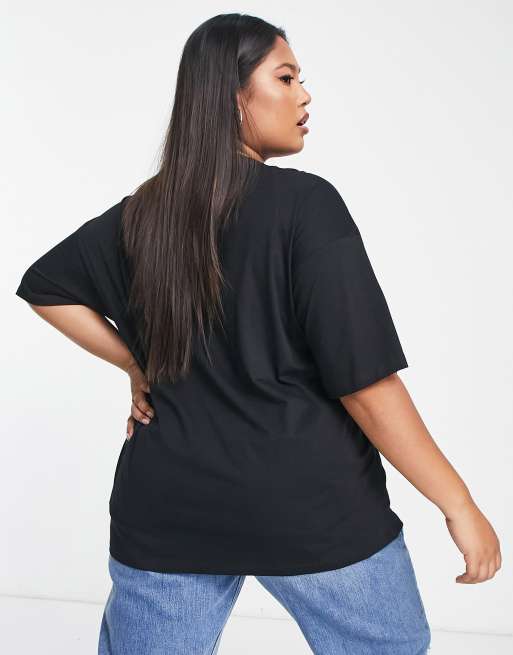 ASOS Design Curve Ultimate Oversized T-Shirt in Black