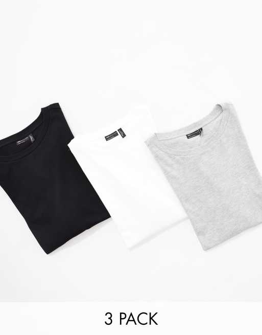 ASOS 3/4 Sleeve T-Shirt With Crew Neck