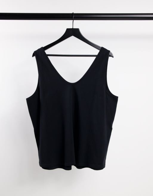 ASOS DESIGN Curve ultimate vest with scoop neck in cotton blend in 3 pack SAVE - MULTI, 4 of 4