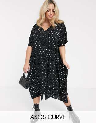 asos curve smock dress