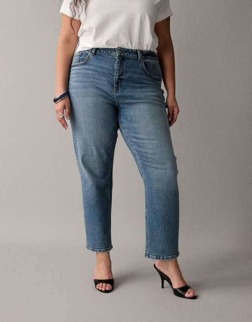 ASOS DESIGN Curve - Vaqueros cómodos de corte slim con lavado vintage, 2 de 7
