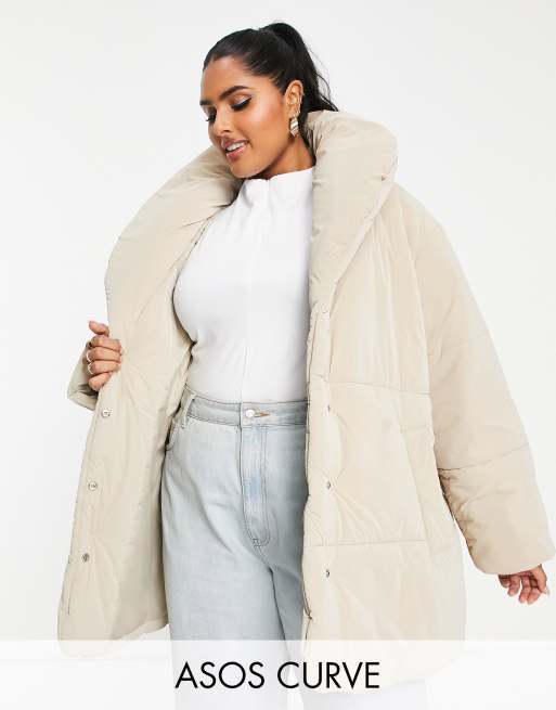 Asos curve coats sale sale