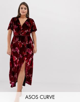 asos curve floral dress