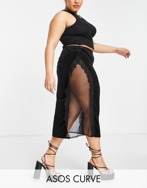 Asos midi skirt plus size best sale