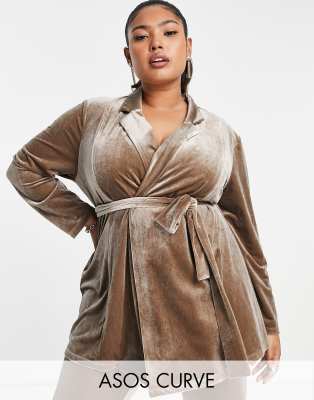 asos curve suit