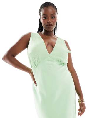 low v neck dress asos