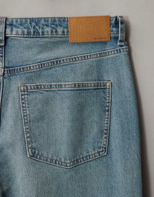 ASOS DESIGN Curve – Vintagetvättade jeans med raka ben och bekväm stretch, 7 av 7
