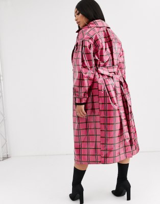 asos curve trench coat