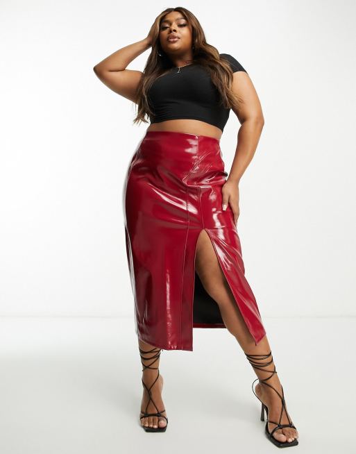 Vinyl skirt clearance asos