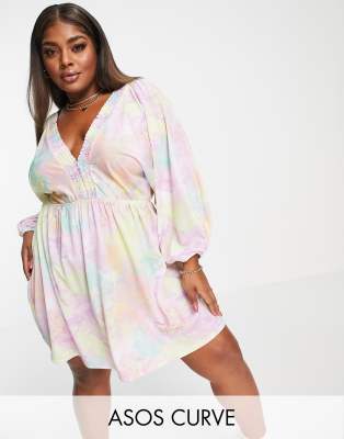 pastel color plus size dresses