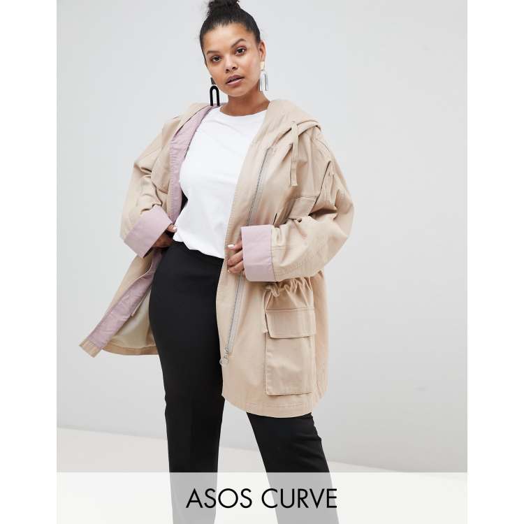 Asos waterfall clearance parka