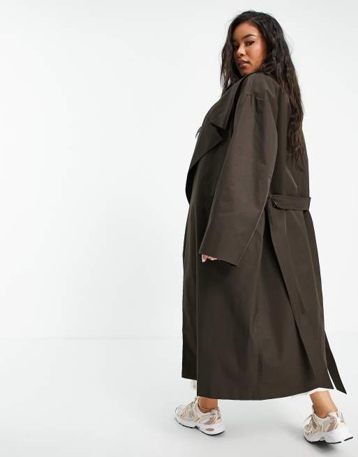 Hooded best sale waterfall coat