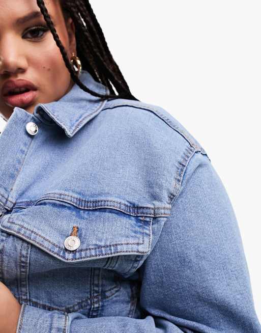 Asos plus 2024 size denim jacket