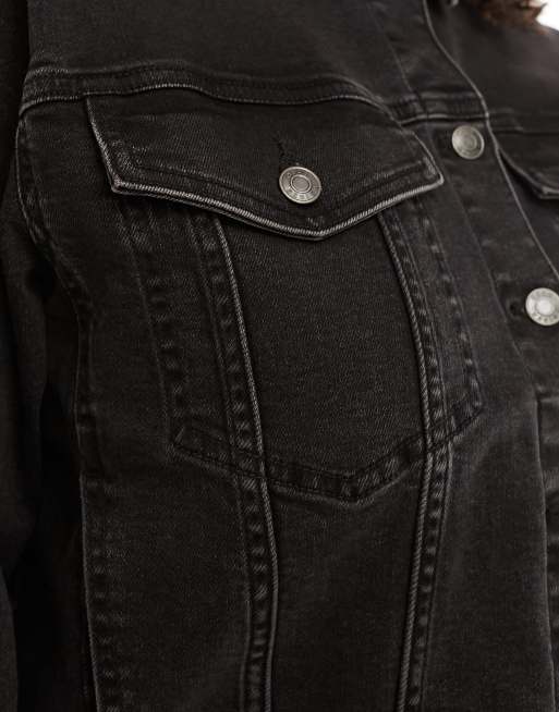 Asos curve denim jacket hotsell