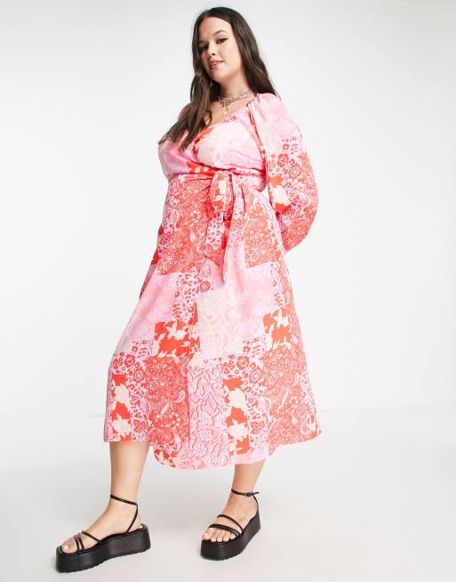 lilac and red dress The Scarlette Dress in Lilac Tapestry Rose