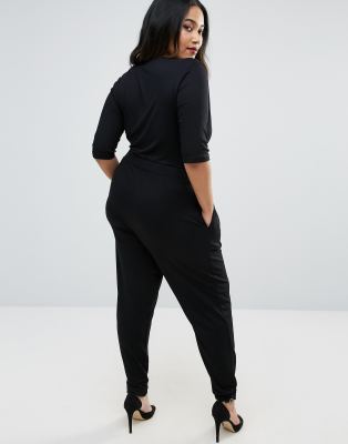 black curve jumpsuit