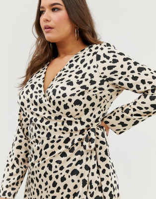 leopard print dress curve