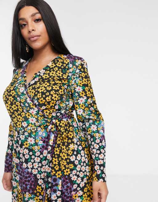 Asos daisy best sale print dress