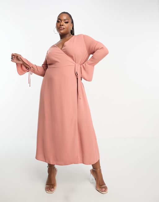 Plus Size Wrap Dresses, Curve Wrap Dress