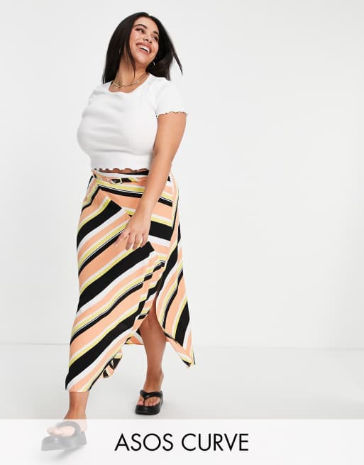 Asos midi outlet skirt plus size