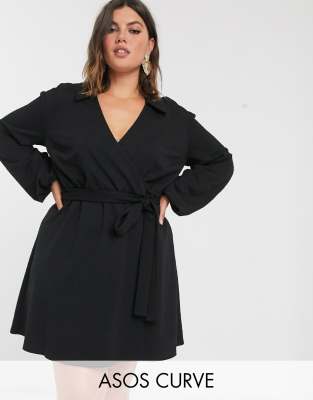 asos curve smock dress