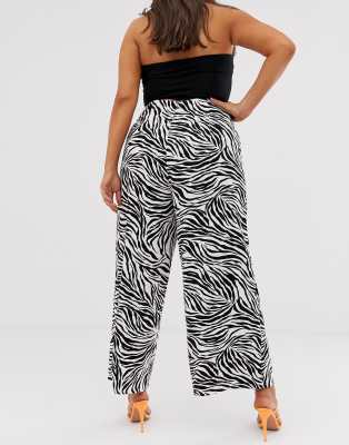 zebra print joggers