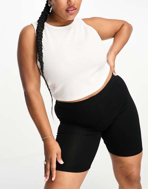 ASOS DESIGN Curve – Zestaw 2 par czarnych legginsów , 4 z 4