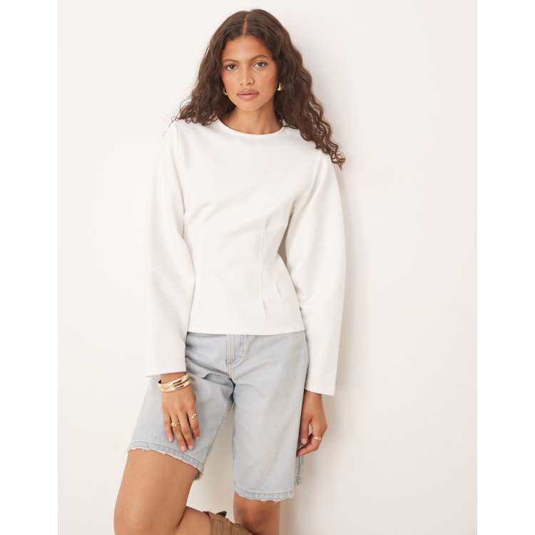 ◇BITTER CELLS◇ Angel long sleeveIvory Angel long sleeve-Ivory - 비터셀즈(bittercells)