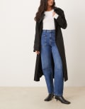 [ASOS DESIGN] ASOS DESIGN curved leg jeans in dark mid blue-Navy 14 DARK MID BLUE