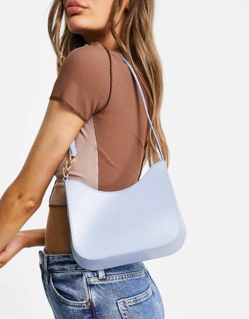 Curved discount shoulder bag