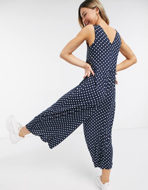 Polka dot 2024 jumpsuit asos