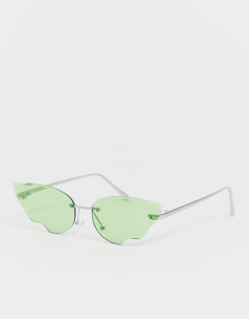 Green glasses shop lenses