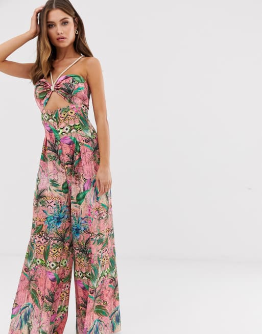 Tropical pantsuit cheap