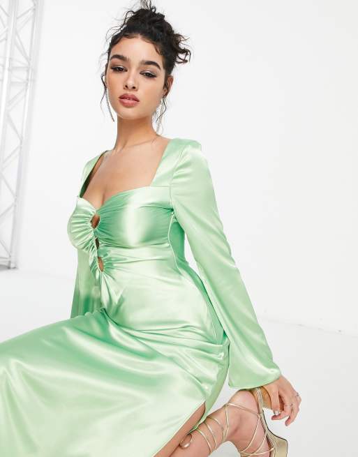 Asos light outlet green dress