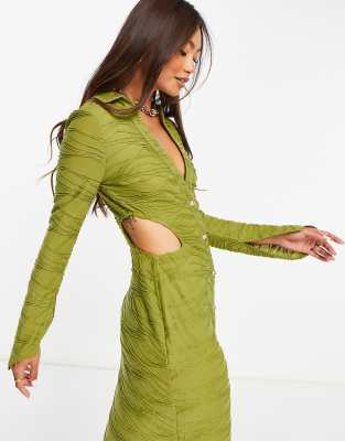 midaxi bandage dress