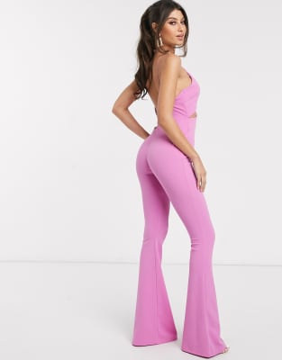 asos purple jumpsuit