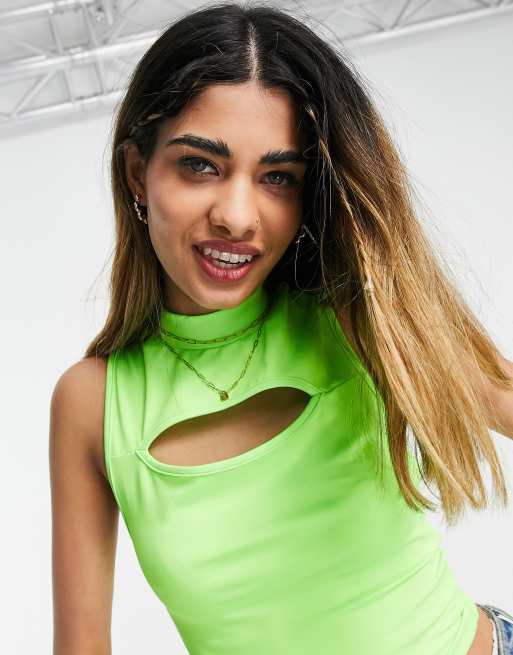 Asos store neon top