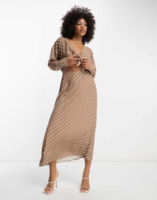 Asos midi long sleeve 2024 dress