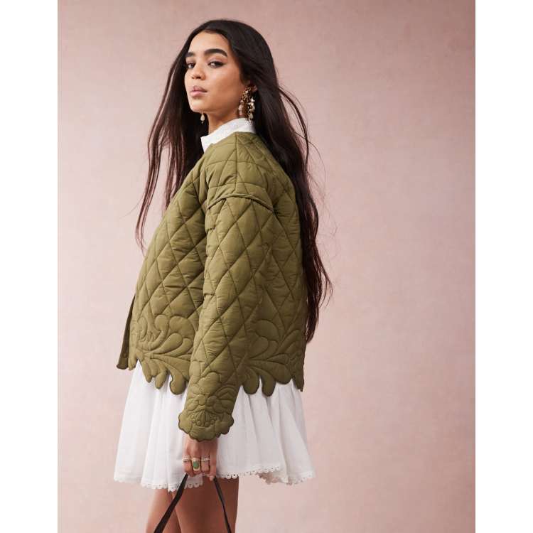 ★MARDI MERCREDI★QUILTED WORK JACKET★大人気★ QUILTED WORK JACKET（その他アウター）｜Mardi Mercredi