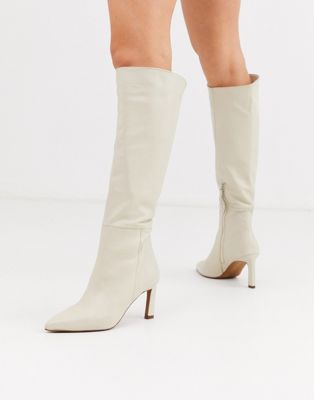 pull on boots knee high