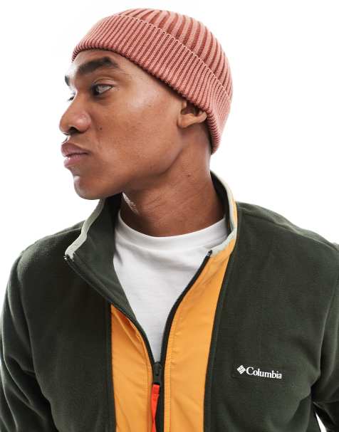 ASOS DESIGN – Czapka beanie z prążkowanej bawełny w spranym czerwonym kolorze - view 1