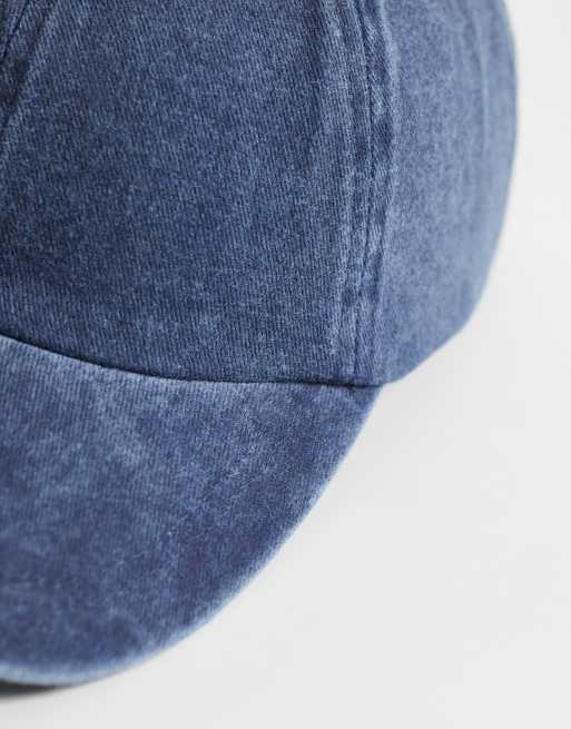 ASOS DESIGN – Czapka bejsbolówka z daszkiem, w spranym kolorze granatowym , 3 z 3