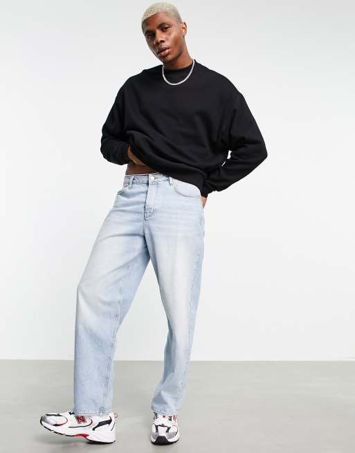 ASOS DESIGN – Czarna bluza oversize, 3 z 4