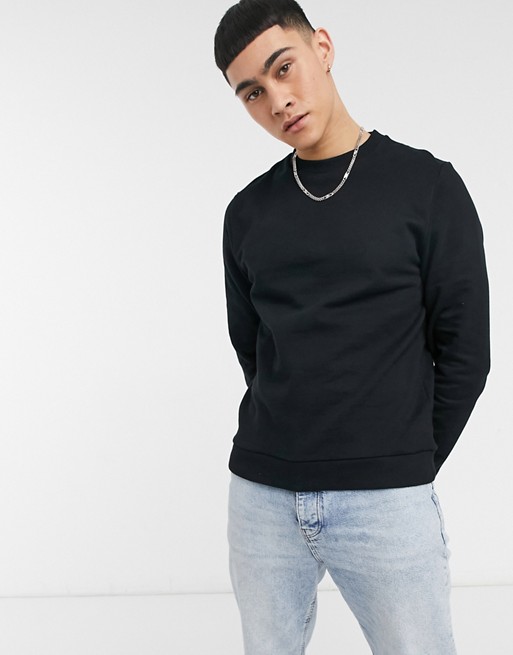 ASOS DESIGN – Czarna bluza z organicznej bawełny LMKZ