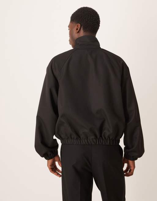 ASOS DESIGN – Czarna elegancka kurtka z wysokim kołnierzem, 3 z 5