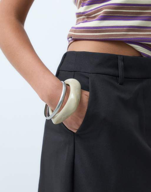 ASOS DESIGN – Czarna elegancka spódnica ołówkowa do kolan, 4 z 5