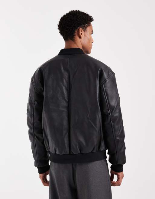 ASOS DESIGN – Czarna kurtka bomberka, 3 z 5